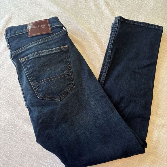 Hollister Men’s Size 28x30 Jeans Slim Straight Epic‎ Flex - Picture 1 of 10